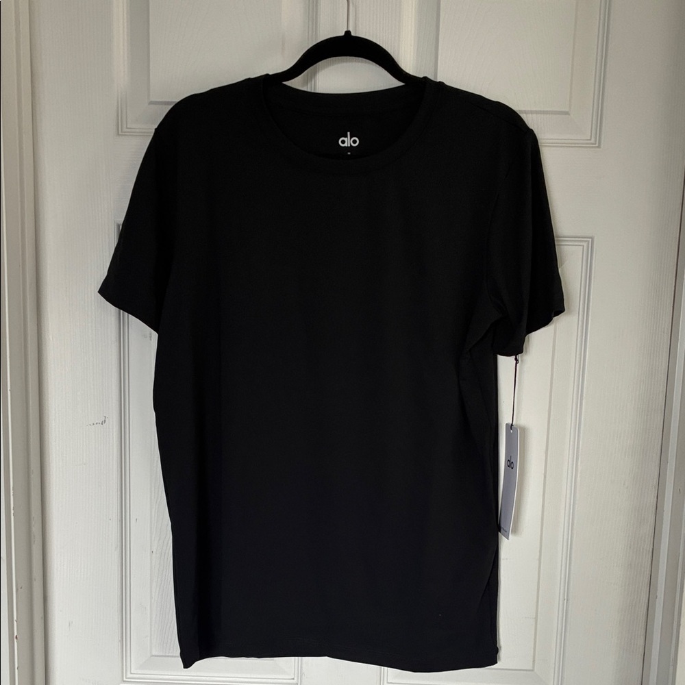 ALO Yoga Men's Short Sleeve Crew Tee - Black